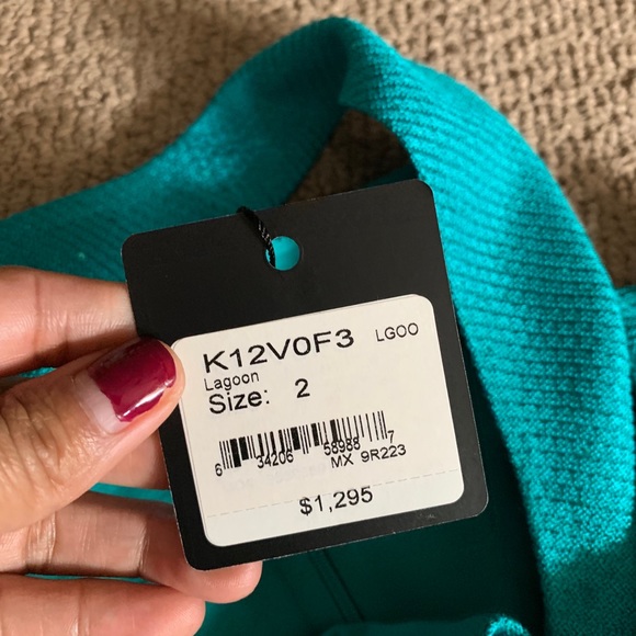 St John Blake Knit crossover dress - Picture 6 of 10